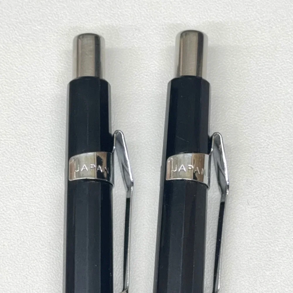 Pentel P205 Sharp Mechanical Drafting Pencils 0.5mm Black Set of 2 with Pouch